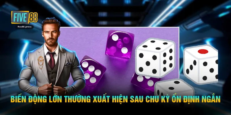Biến động lớn thường xuất hiện sau chu kỳ ổn định ngắn