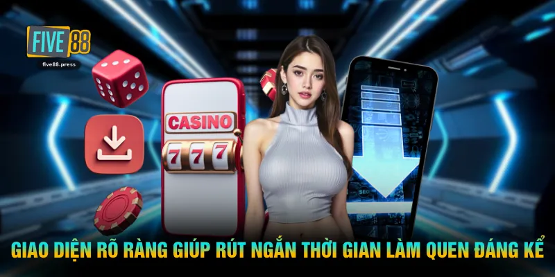 Giao diện rõ ràng giúp rút ngắn thời gian làm quen xuống đáng kể